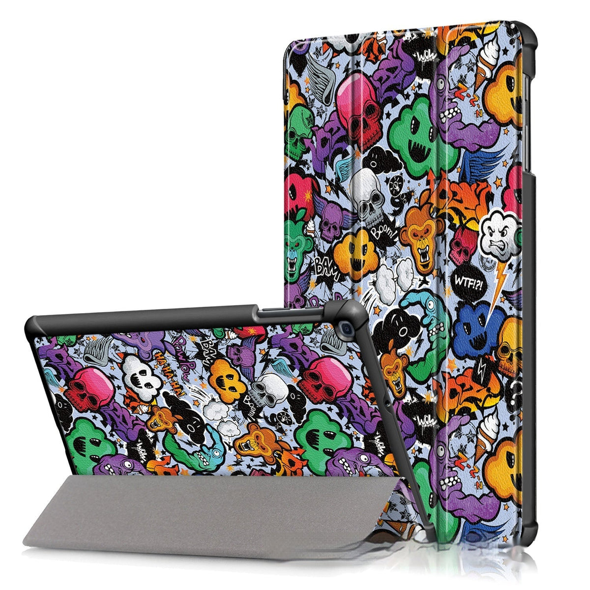 HKM-982931 Leather Flip Tri-fold Tablet Protective Cover for Samsung Tablets - Various Styles Available