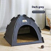 HKM-9829693 Cozy Outdoor Cat Nest Tent - Breathable & Washable House for Small to Medium Dogs