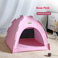 HKM-9829693 Cozy Outdoor Cat Nest Tent - Breathable & Washable House for Small to Medium Dogs