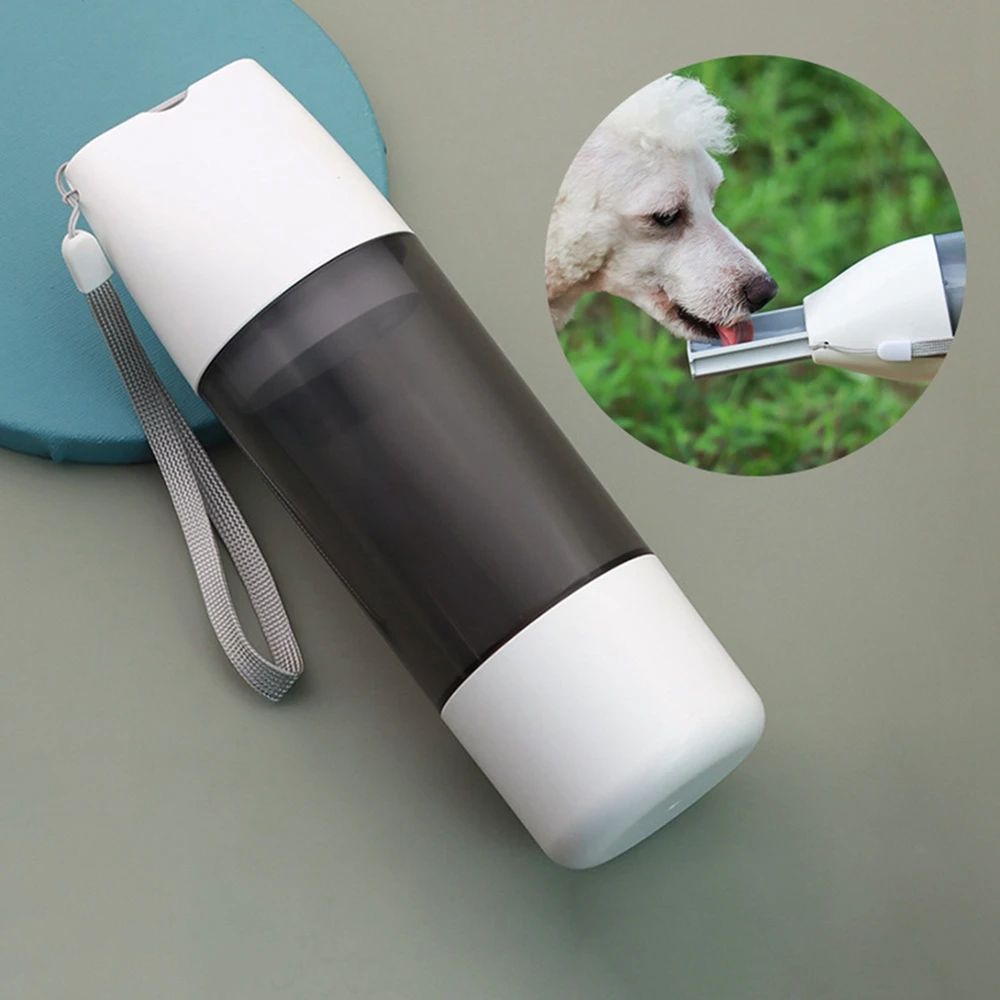 HKM-9831485 Portable Water Bottle and Food Feeder for Dogs and Cats - Ideal for Outdoor Travel