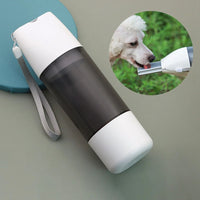 HKM-9831485 Portable Water Bottle and Food Feeder for Dogs and Cats - Ideal for Outdoor Travel