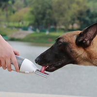 HKM-9831485 Portable Water Bottle and Food Feeder for Dogs and Cats - Ideal for Outdoor Travel