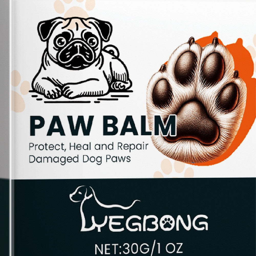 HKM-9833277 Paw Balm with Shea Butter, Oat Extract, Aloe, Coconut Oil & Vitamin E - Pet Foot Care Set