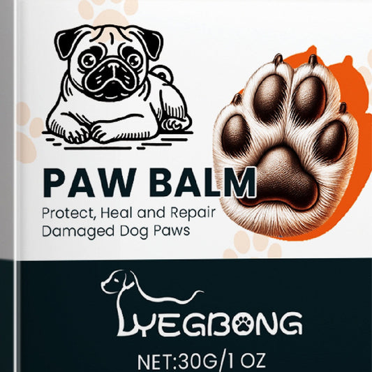 HKM-9833277 Paw Balm with Shea Butter, Oat Extract, Aloe, Coconut Oil & Vitamin E - Pet Foot Care Set