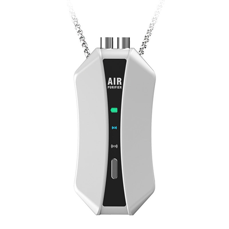 HKM-983507 Portable Negative Ion Air Purifier Necklace for Personal Air Quality Improvement