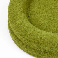 HKM-9835453 Cozy Solid Color Round Pet Bed for Cats in Various Sizes and Soft Materials
