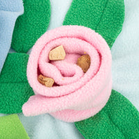 HKM-9836221 Interactive Dog Snuffle Mat for Nosework and Feeding, 48 x 48 cm, Polar Fleece Puzzle Training Toy
