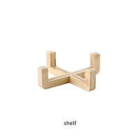 HKM-9837373 Stylish Ceramic Pet Bowls with Wooden Stands in Various Marble Patterns