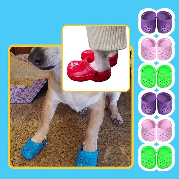 HKM-9838013 Durable Silicone Dog Shoes in Multiple Colors and Sizes