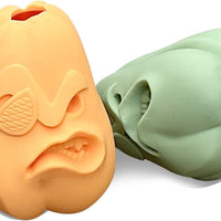 HKM-9838653 Pet Silicone Puzzle Slow Food Leaky Ball for Dogs, Tear-Resistant Design, 11x8cm, 213g
