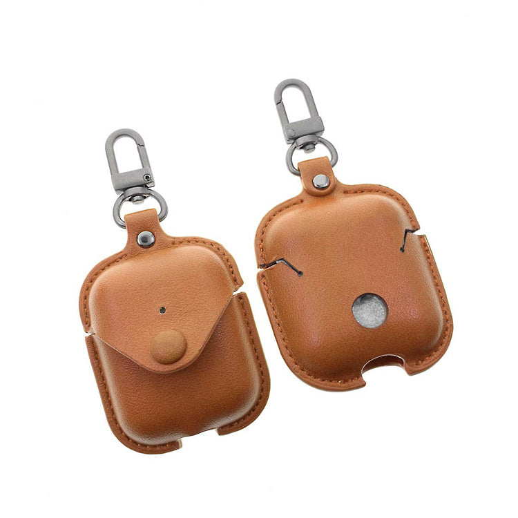 HKM-984019 Compact Clamshell Bluetooth Headset Case - PU Material, Dustproof, Shockproof, Lightweight and Easy to Store