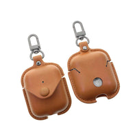 HKM-984019 Compact Clamshell Bluetooth Headset Case - PU Material, Dustproof, Shockproof, Lightweight and Easy to Store