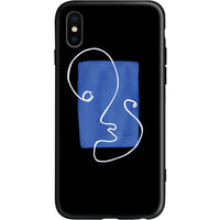 HKM-984083 Abstract Simple Design Phone Case Compatible with iPhone 6/6s/7/8/X/XS/XR/11/12 Pro Models