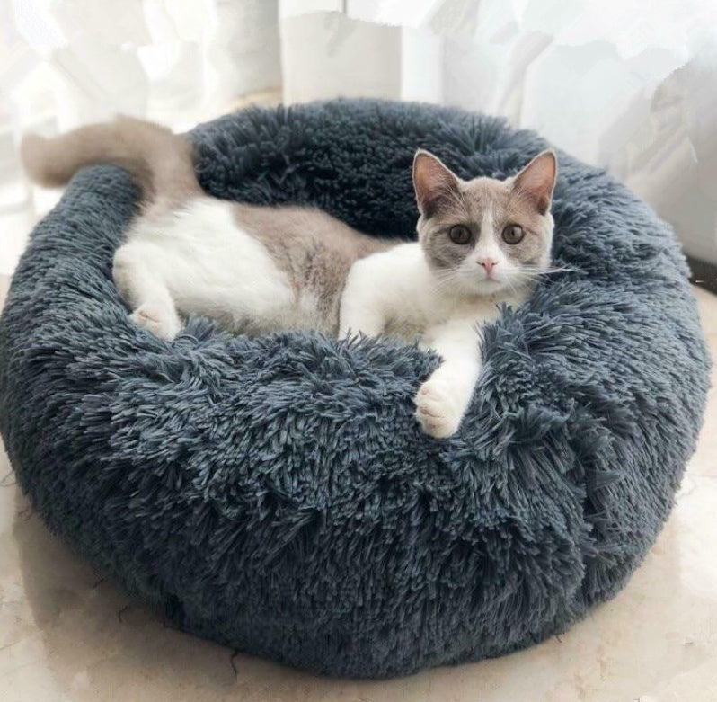 HKM-9841213 Waterproof Non-Slip Pet Bed with Durable Oxford Cloth and Plastic Nest Bottom