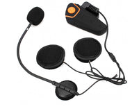HKM-984339 Bluetooth Motorcycle Intercom Helmet Headset - Wireless Walkie-Talkie with 1000m Range, FM Radio, Noise Cancellation and More
