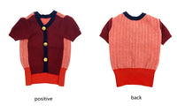 HKM-9844925 Cozy Rabbit Fleece Dog and Cat Sweater in Orange and Maroon