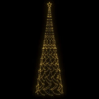 HKM-984595 3000 LED Warm White Christmas Cone Tree, 8x26 ft for Festive Holiday Decor