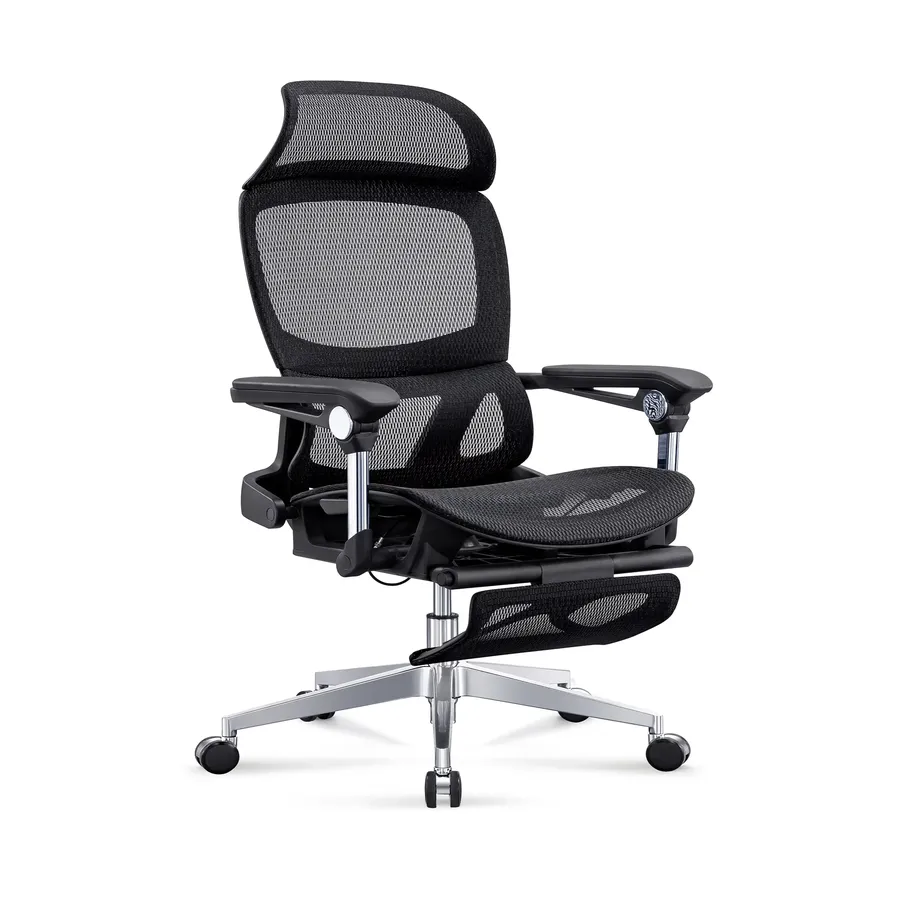 HKM-984595 Ergonomic Mesh Office Chair with Contemporary Design and Rotating Function for Modern Workspaces