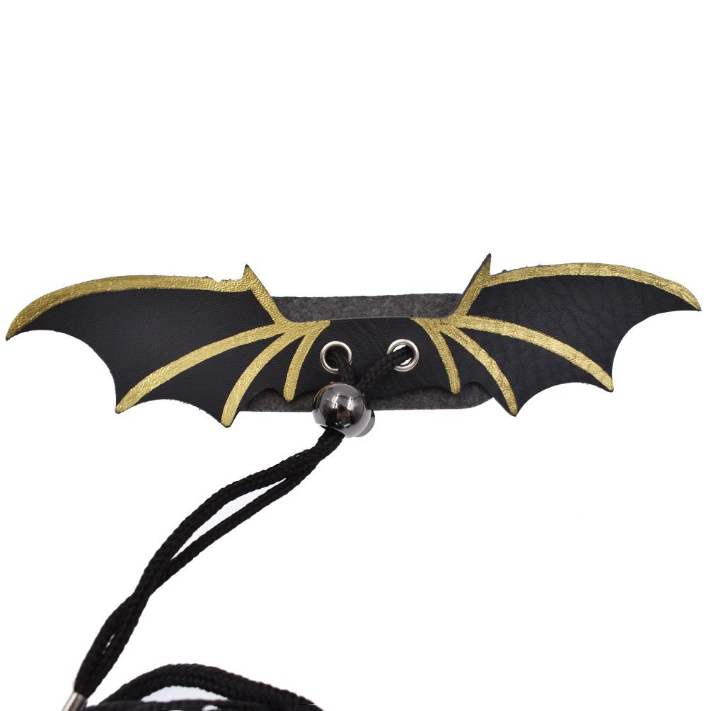 HKM-9846205 Lizard Pulling Rope with Leather Wings for Pets - 1.8m Leash Included