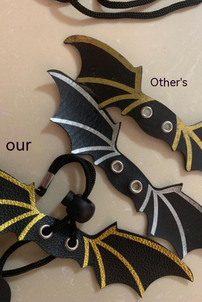 HKM-9846205 Lizard Pulling Rope with Leather Wings for Pets - 1.8m Leash Included