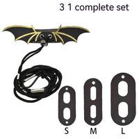HKM-9846205 Lizard Pulling Rope with Leather Wings for Pets - 1.8m Leash Included