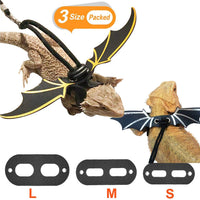 HKM-9846205 Lizard Pulling Rope with Leather Wings for Pets - 1.8m Leash Included