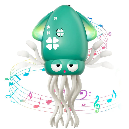 HKM-984659 Interactive Electric Induction Dancing Octopus Toy with Lights for Kids