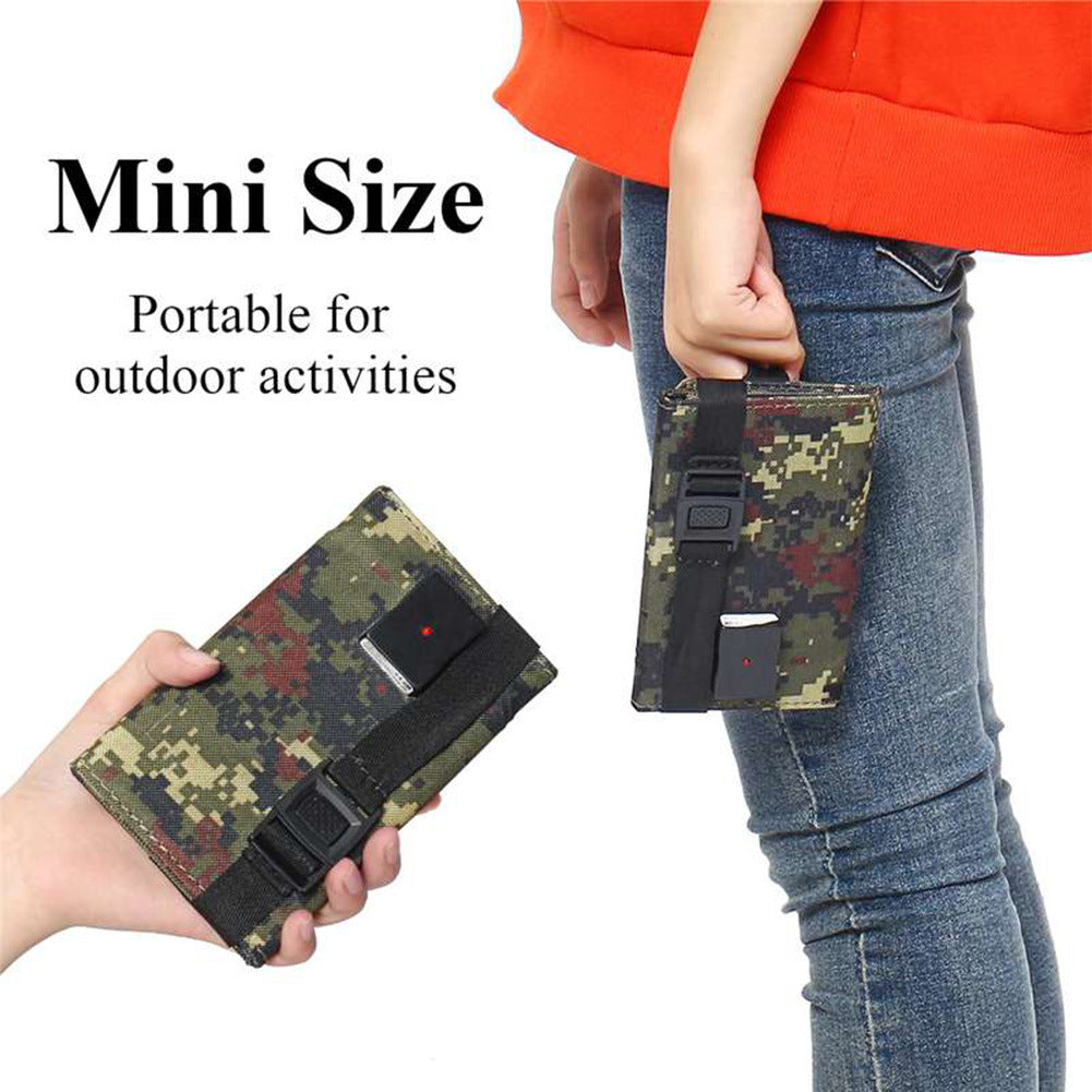 HKM-984659 Portable Folding Solar Panel Charging Bag for Outdoor Mobile Devices