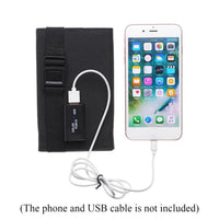 HKM-984659 Portable Folding Solar Panel Charging Bag for Outdoor Mobile Devices