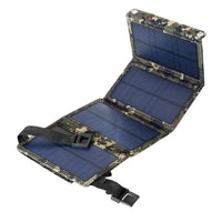 HKM-984659 Portable Folding Solar Panel Charging Bag for Outdoor Mobile Devices