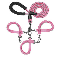 HKM-9846717 Double-Ended Luminous Pet Leash - Durable Nylon, Adjustable Length, Available in Multiple Colors