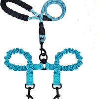 HKM-9846717 Double-Ended Luminous Pet Leash - Durable Nylon, Adjustable Length, Available in Multiple Colors