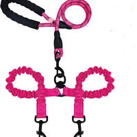 HKM-9846717 Double-Ended Luminous Pet Leash - Durable Nylon, Adjustable Length, Available in Multiple Colors