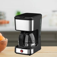 HKM-984723 5-Cup Drip Coffee Maker with Clear Water Level Indicator for Ground Coffee and Coffee Pot