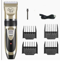 HKM-9848509 USB Rechargeable Low Noise Electric Pet Hair Clipper with Detachable Blade and Adjustable Speed