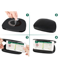 HKM-984851 Universal Multi-Function Center Console Navigation Support - Suction Cup Installation, Black and Gray Options