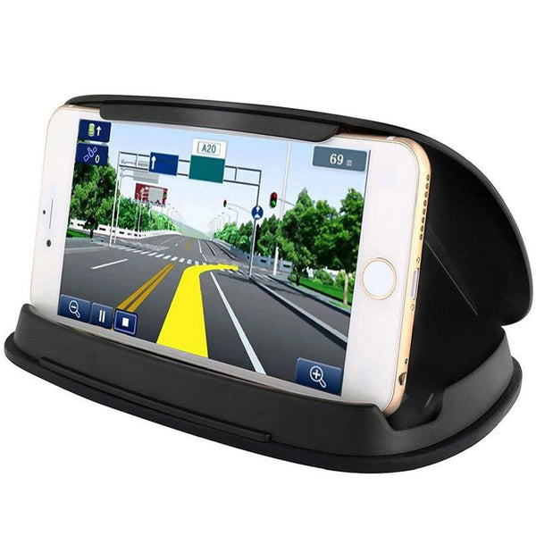 HKM-984851 Universal Multi-Function Center Console Navigation Support - Suction Cup Installation, Black and Gray Options
