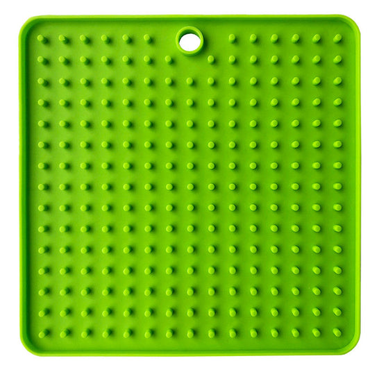 HKM-9848765 Silicone Pet Licking Pad for Interactive Slow Feeding, 18.5cm x 18.5cm