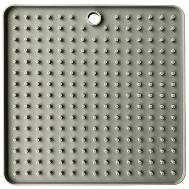 HKM-9848765 Silicone Pet Licking Pad for Interactive Slow Feeding, 18.5cm x 18.5cm