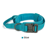 HKM-9848893 Durable Outdoor Nylon Dog Collar with Reflective Stitching - Sizes M, L, XL