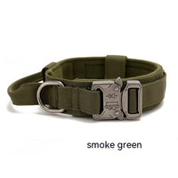 HKM-9848893 Durable Outdoor Nylon Dog Collar with Reflective Stitching - Sizes M, L, XL