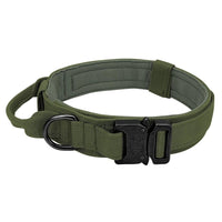HKM-9848893 Durable Outdoor Nylon Dog Collar with Reflective Stitching - Sizes M, L, XL