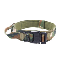 HKM-9848893 Durable Outdoor Nylon Dog Collar with Reflective Stitching - Sizes M, L, XL