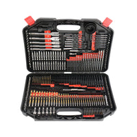 HKM-985171 246-Piece Metric HSS Twist Drill Bit Set for Wood, Metal, Cement and Screw Driving in Carry Case