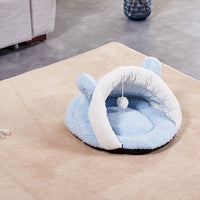 HKM-9852733 Warm and Cozy Washable Triangle Cat Sleeping Bag in Various Sizes and Colors