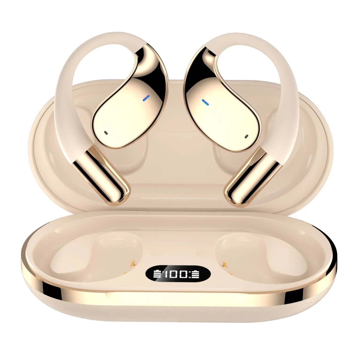 HKM-985299 Bluetooth In-Ear Headset with LED Digital Display and Long Endurance Battery Life