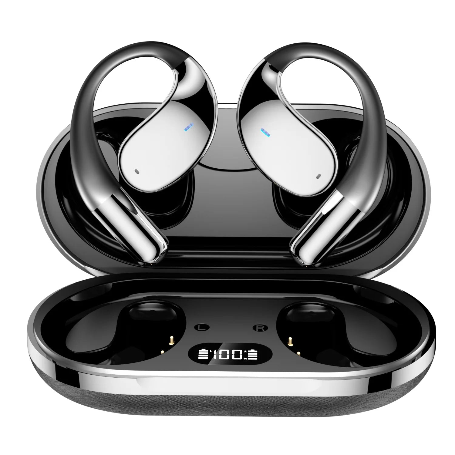 HKM-985299 Bluetooth In-Ear Headset with LED Digital Display and Long Endurance Battery Life
