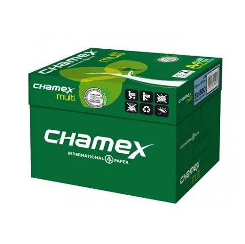 HKM-985427 Chamex A4 Copy Paper - Available in 80GSM, 75GSM & 70GSM, 500 Sheets Per Ream