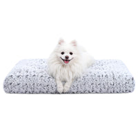 HKM-9854525 Embossed Velvet Dog Mat - Bite-Resistant, Scratch-Proof, Soft & Anti-Slip for All Seasons