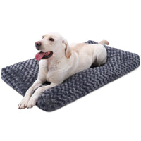 HKM-9854525 Embossed Velvet Dog Mat - Bite-Resistant, Scratch-Proof, Soft & Anti-Slip for All Seasons